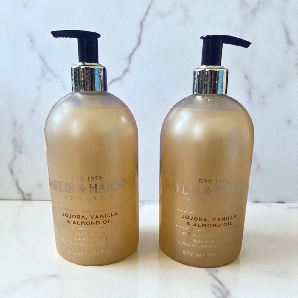 Baylis & Harding Jojoba, Vanilla & Almond Oil Hand Wash | 2 Pack | 16.9 oz Each